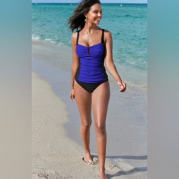 VENUS Slenderizing Tankini Top, size 6 - Picture 2 of 14